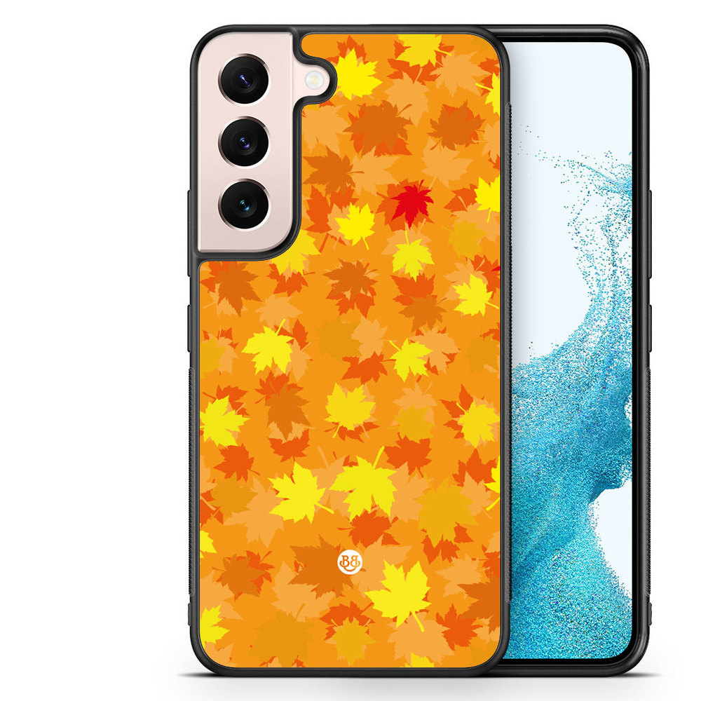 Samsung Galaxy S22 5G Case - Orange leaves