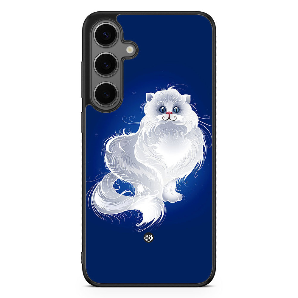 Samsung Galaxy S24 Plus Case - White Cat