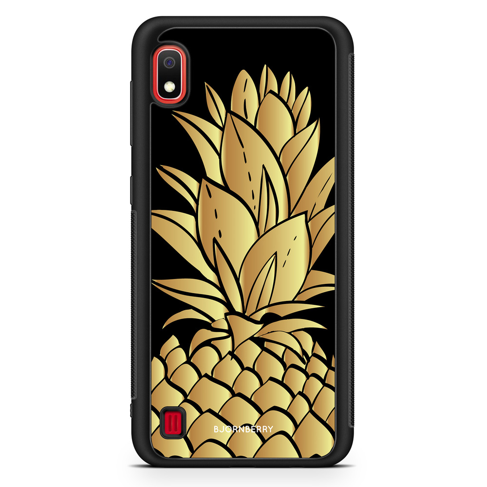 Samsung Galaxy A10 Case - Gold Pineapple