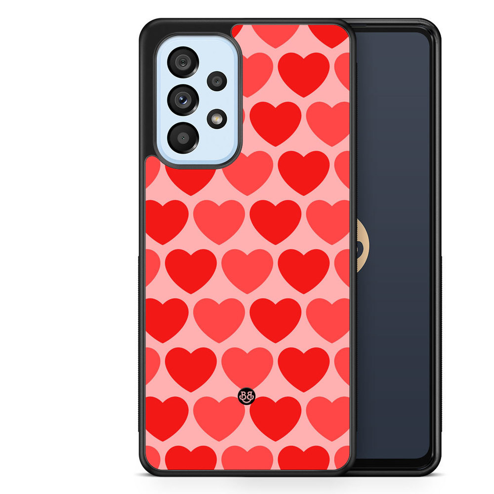 Samsung Galaxy A53 5G Case - Red Hearts