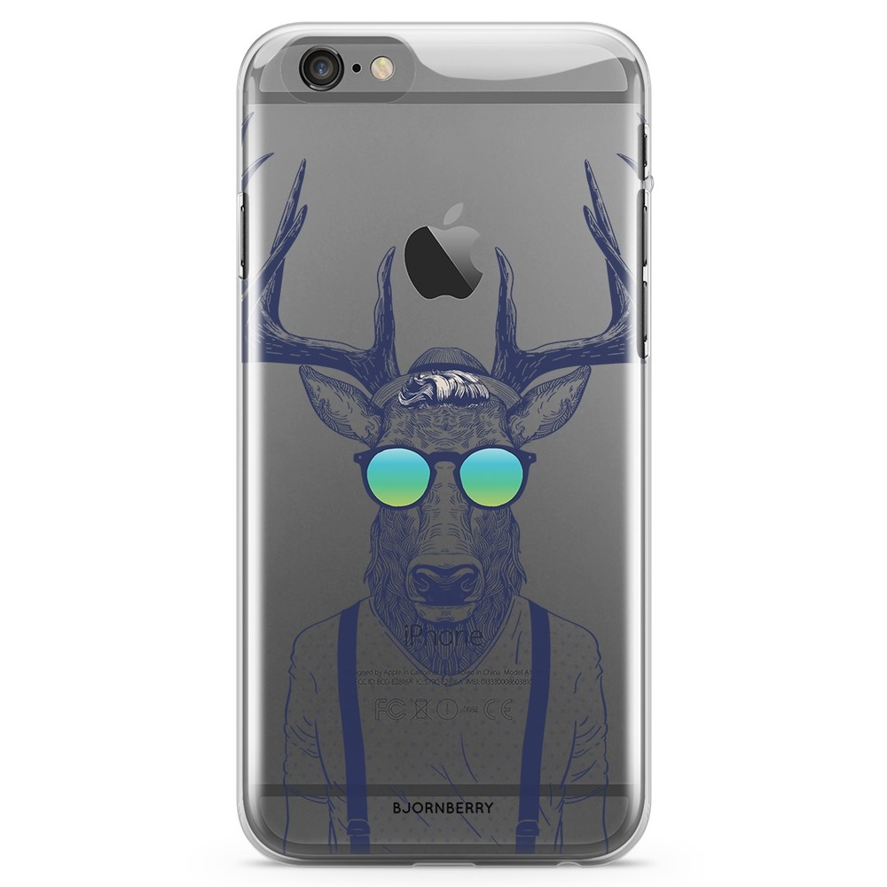 iPhone 6 Plus/6s Plus TPU Case - Hipster Deer