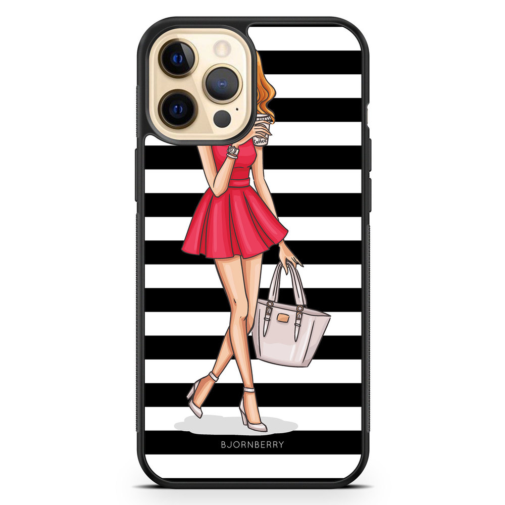 iPhone 12 Pro Max Case - Fashion Girl Red