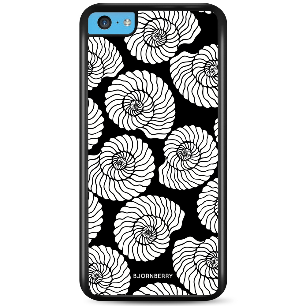 iPhone 5C Case - Seashell BW