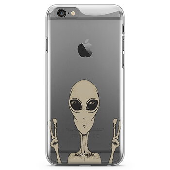 iPhone 6 Plus/6s Plus TPU Skal - Peace Alien