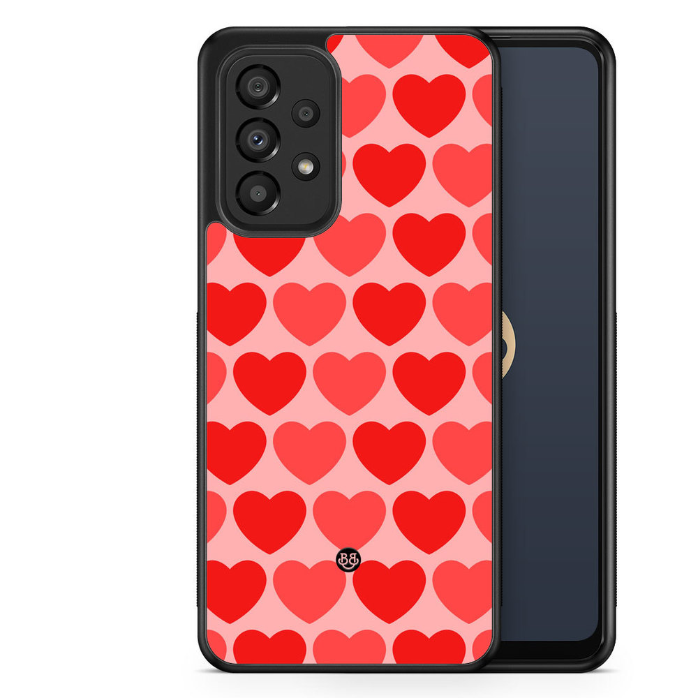 Samsung Galaxy A33 5G Case - Red Hearts