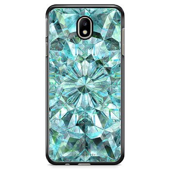 Samsung Galaxy J3 (2017) Skal - Gröna Kristaller