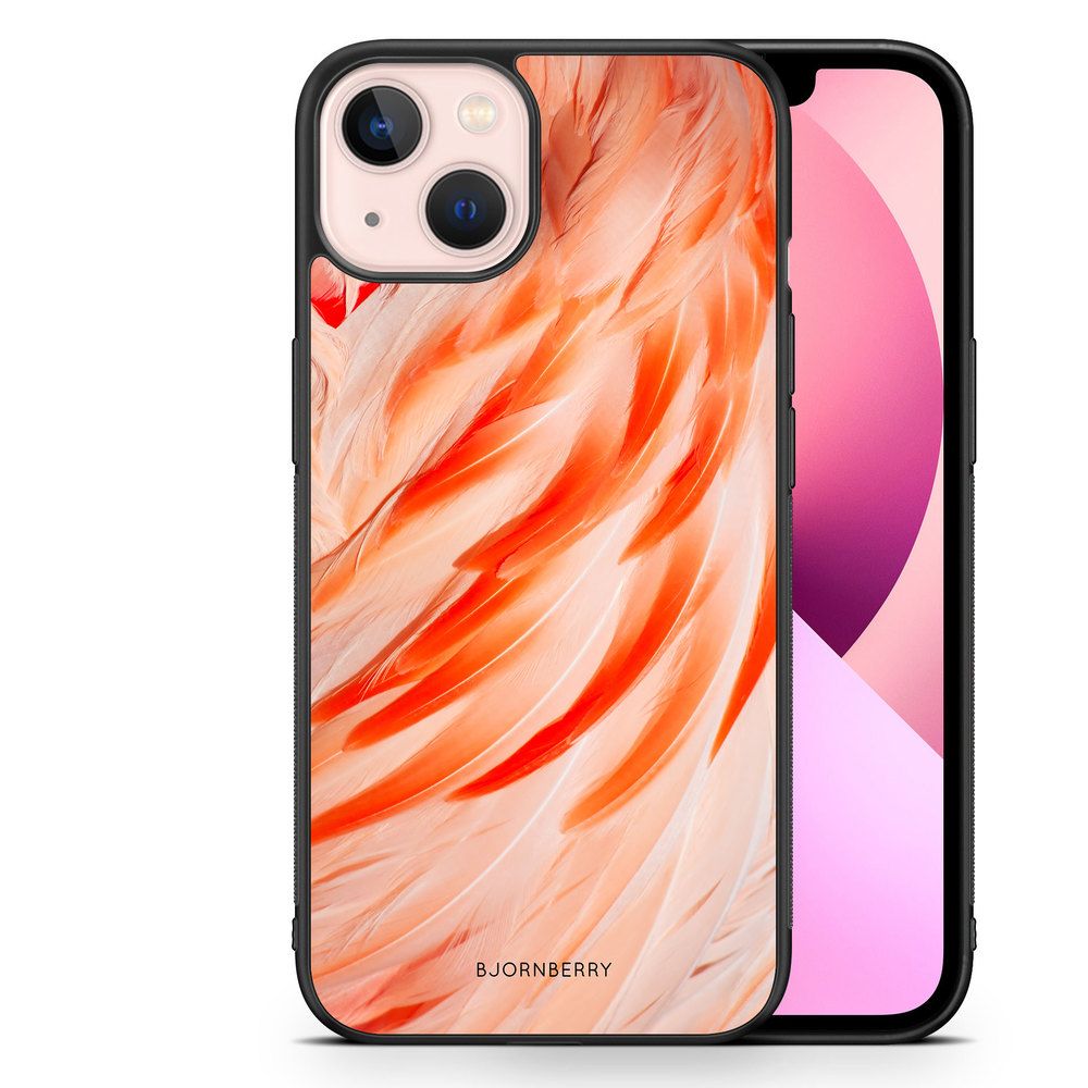 iPhone 13 Case - Flamingo Feathers