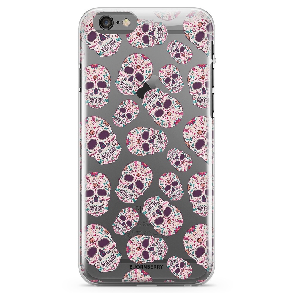 iPhone 6 Plus/6s Plus TPU Case - Calavera Skulls