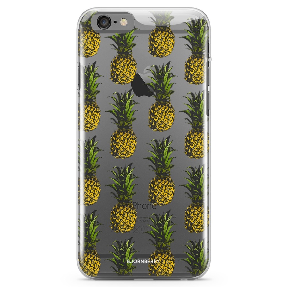 iPhone 6 Plus/6s Plus TPU Case - Pineapple Pattern
