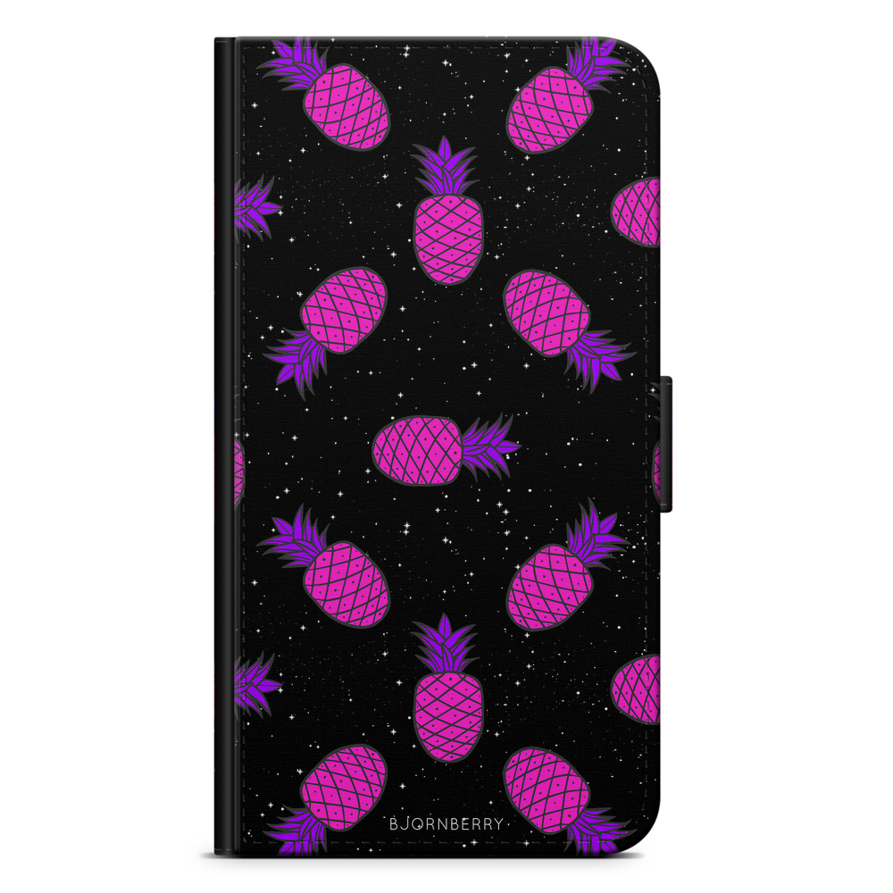 Samsung Galaxy Ace 4 Wallet Case - Space Pineapple