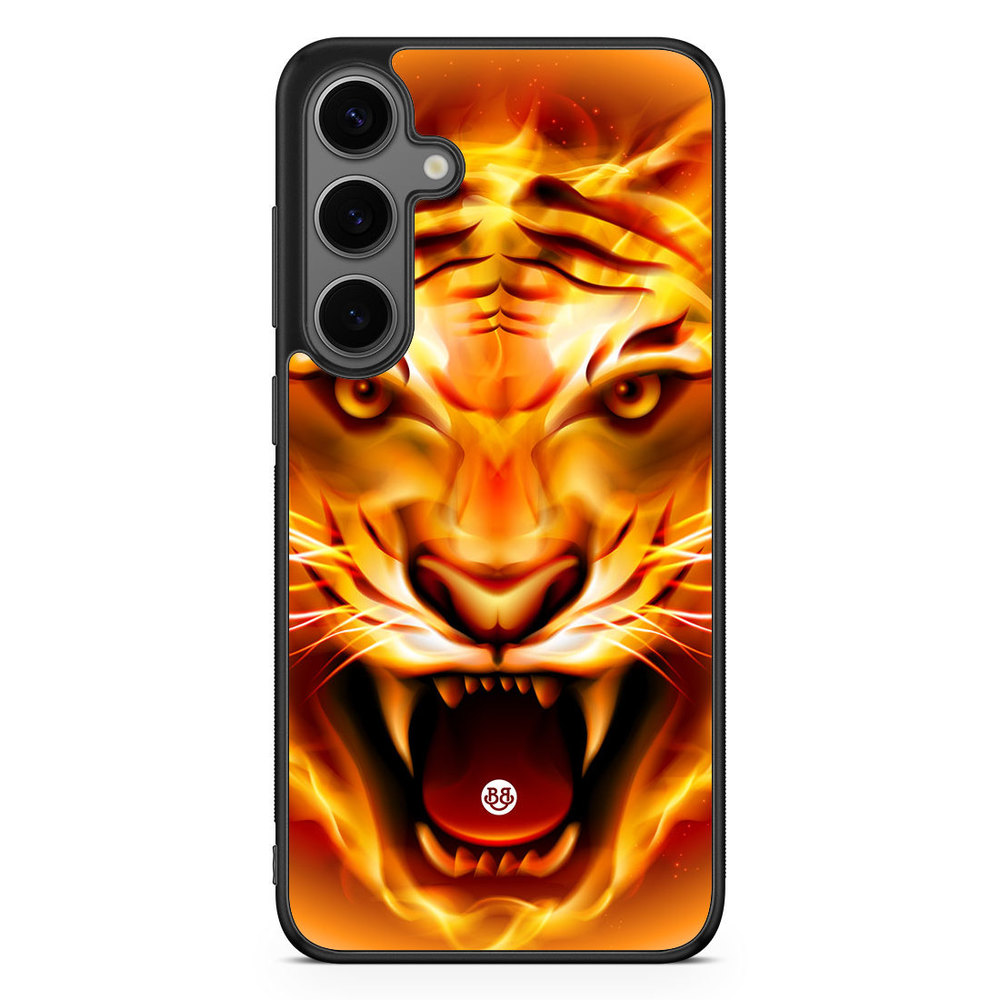 Samsung Galaxy S24 Plus Case - Flames Tiger