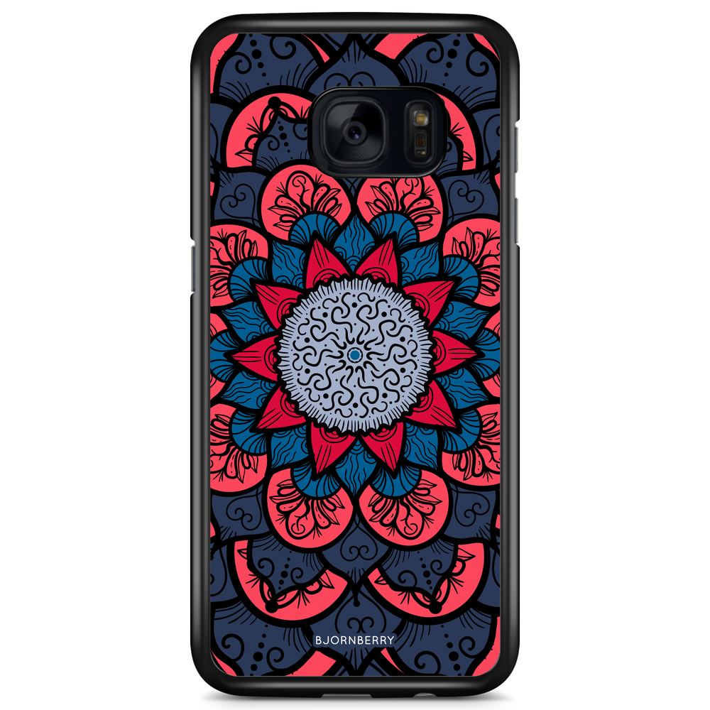 Samsung Galaxy S7 Edge Case - Blue Mandala