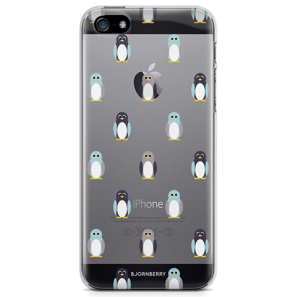 iPhone 5/5S/SE (2016) TPU Case - Penguins
