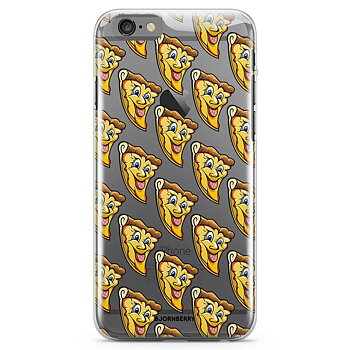 iPhone 6 Plus/6s Plus TPU Skal - Pizza Mönster