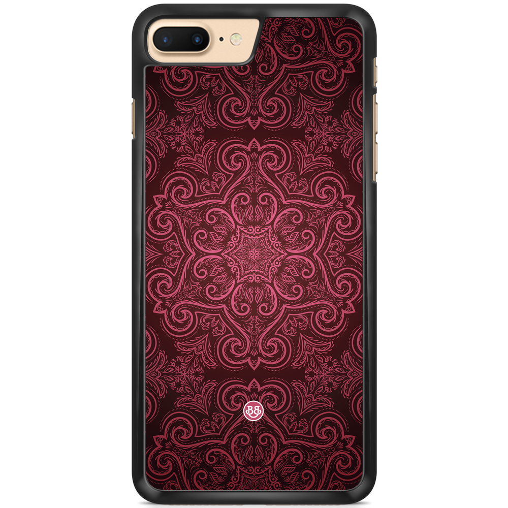 iPhone 7 Plus Case - Red Retro Pattern