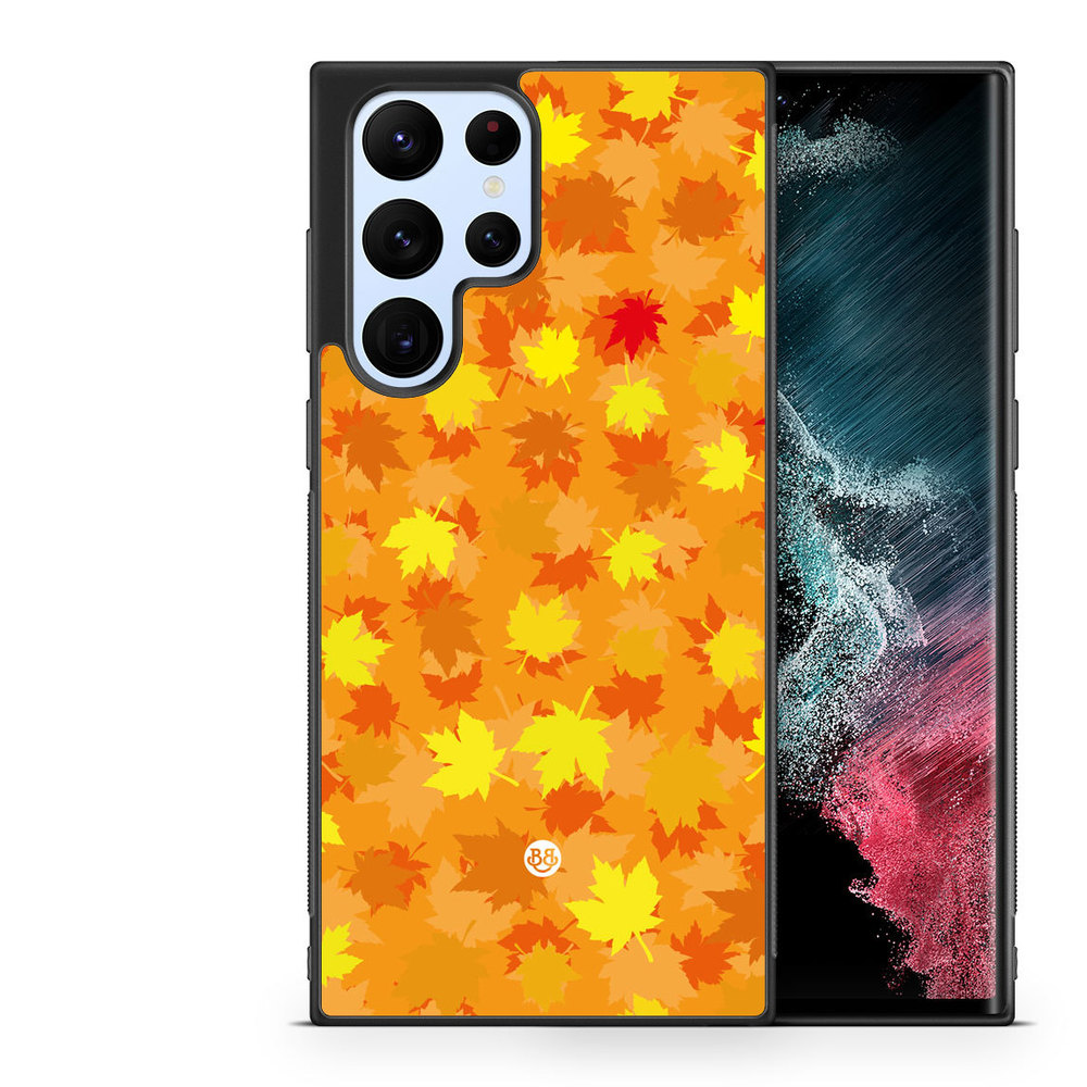 Samsung Galaxy S22 Ultra 5G Case - Orange leaves