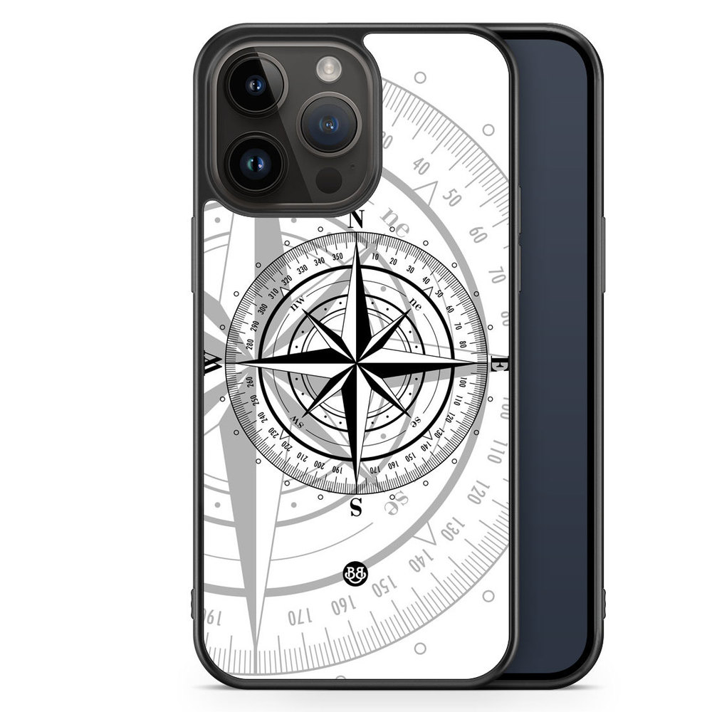 iPhone 14 Pro Max Case - Compass White