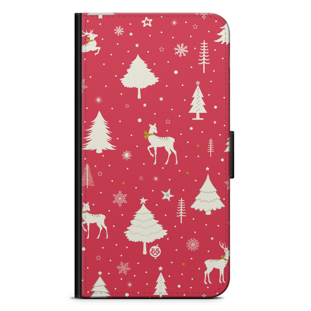 Huawei Honor 9 Wallet Case - Red Christmas