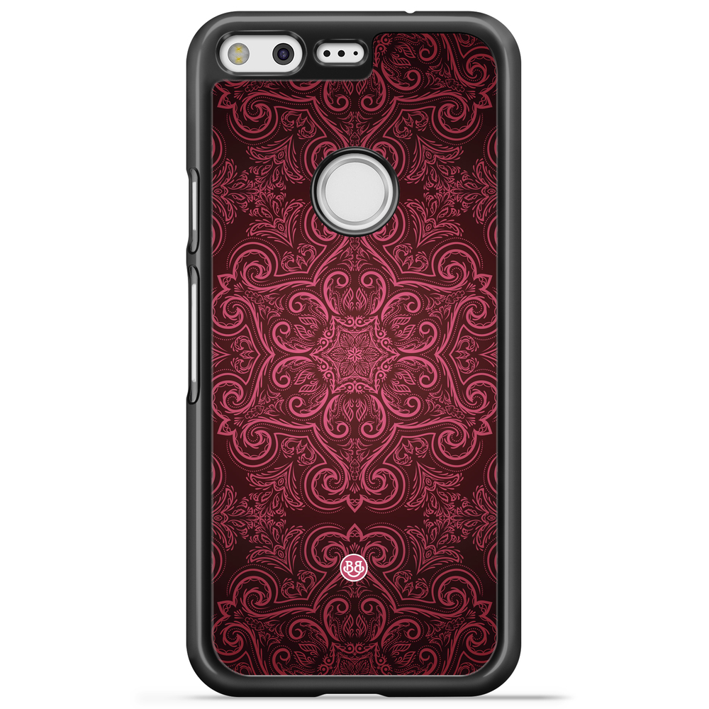 Google Pixel Case - Red Retro Pattern