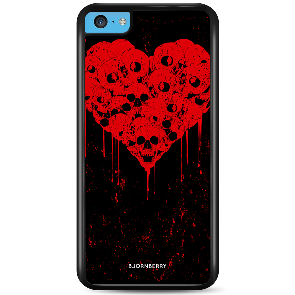 iPhone 5C Case - Skull Heart