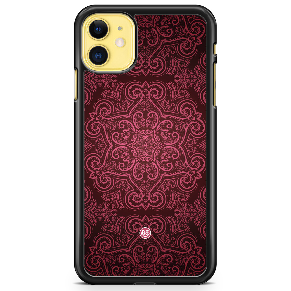 iPhone 11 Case - Red Retro Pattern