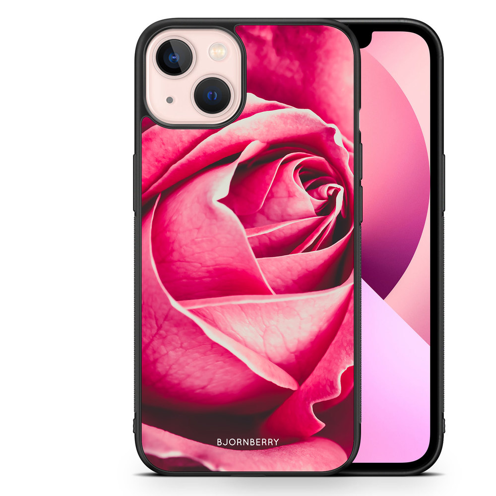iPhone 13 Skal - Röd Ros