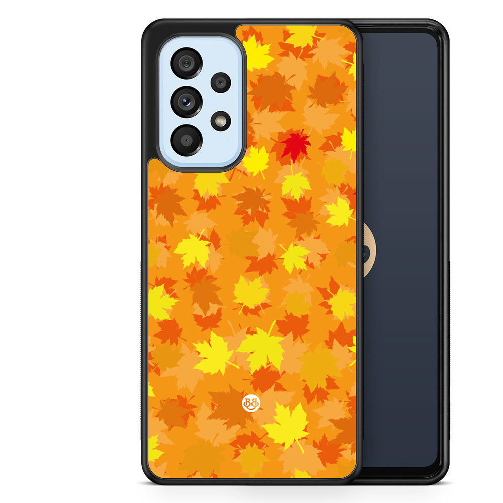 Samsung Galaxy A53 5G Case - Orange leaves