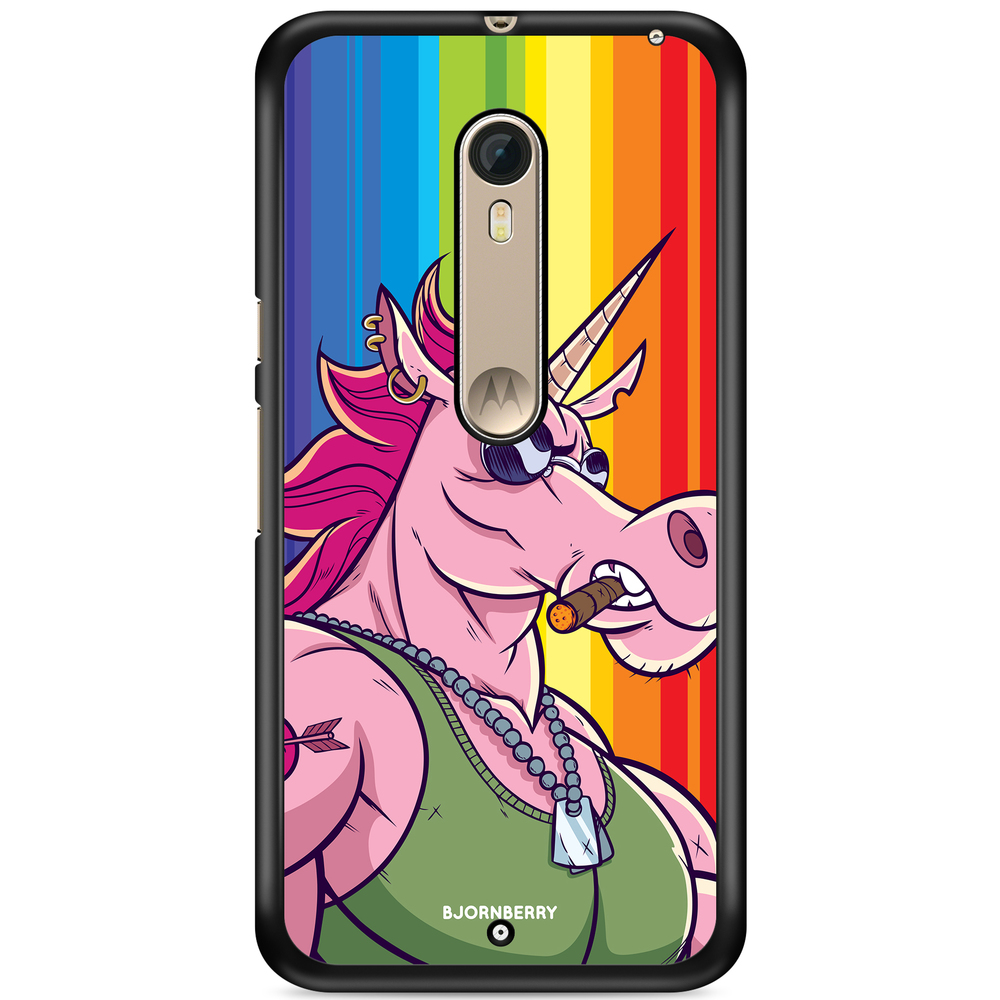 Moto X Style Case - Muscle Unicorn