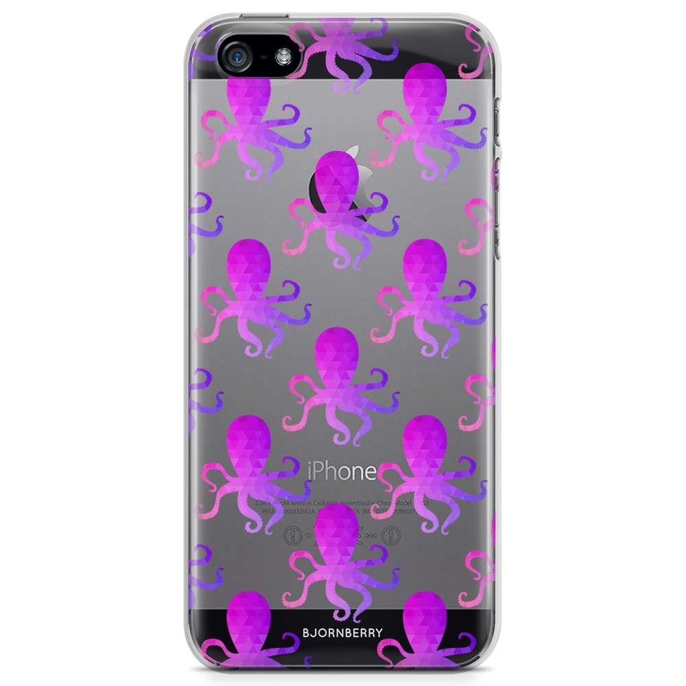 iPhone 5/5S/SE (2016) TPU Case - Octopus Pattern