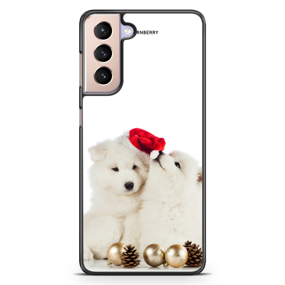 Samsung Galaxy S21 Case - Christmas Dogs