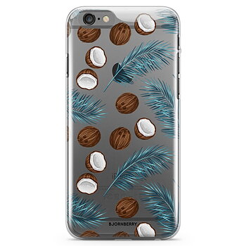iPhone 6 Plus/6s Plus TPU Skal - Kokos & Palmblad