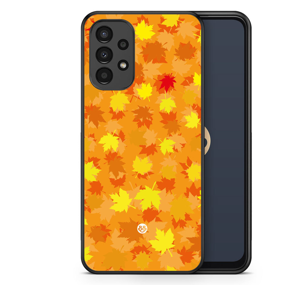 Samsung Galaxy A13 Case - Orange leaves