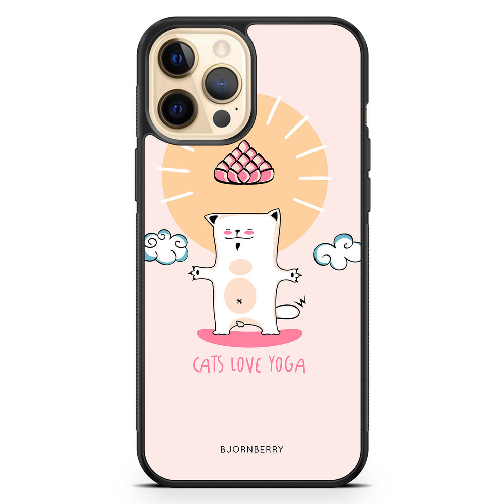 iPhone 12 Pro Max Case - Yoga Cat Nr1