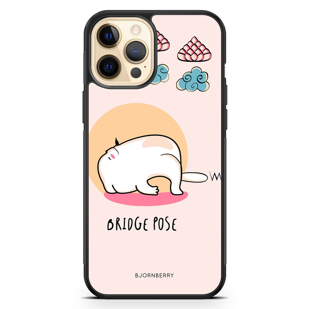 iPhone 12 Pro Max Case - Yoga Cat Bridge Pose