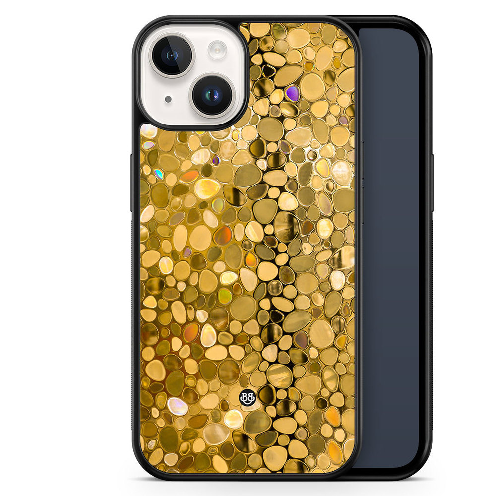 iPhone 14 Case - Stained Glass Gold