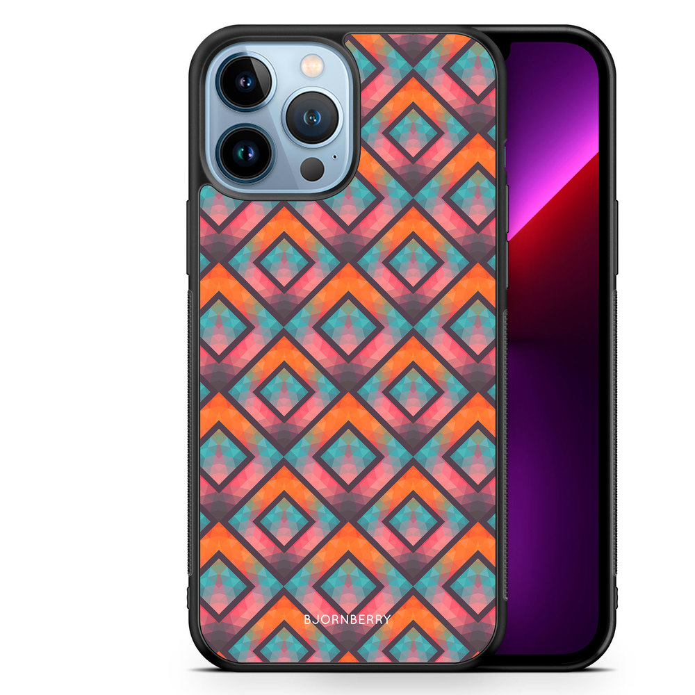 iPhone 13 Pro Max Case - Retro Squares