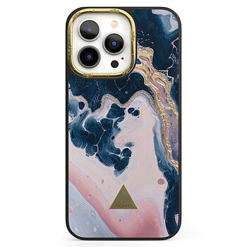 Naive iPhone 13 Pro Skal - Pink Swirl