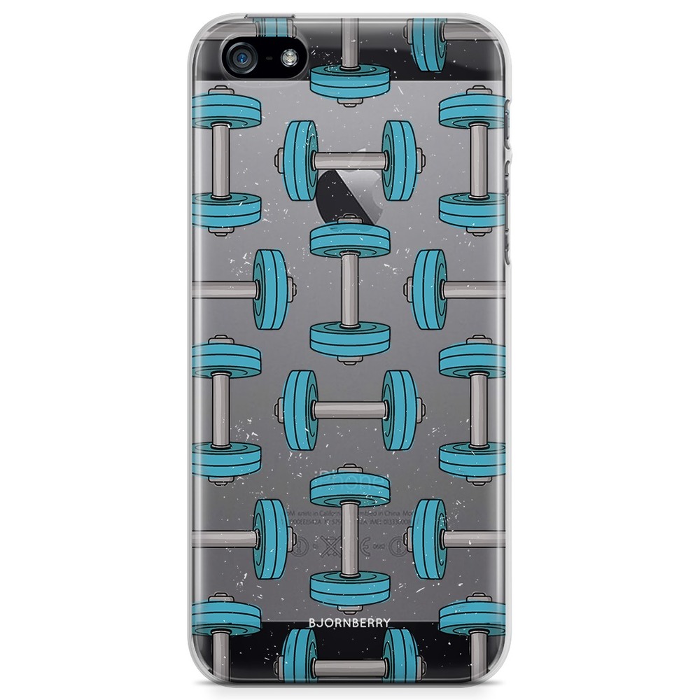 iPhone 5/5S/SE (2016) TPU Case - Dumbbells