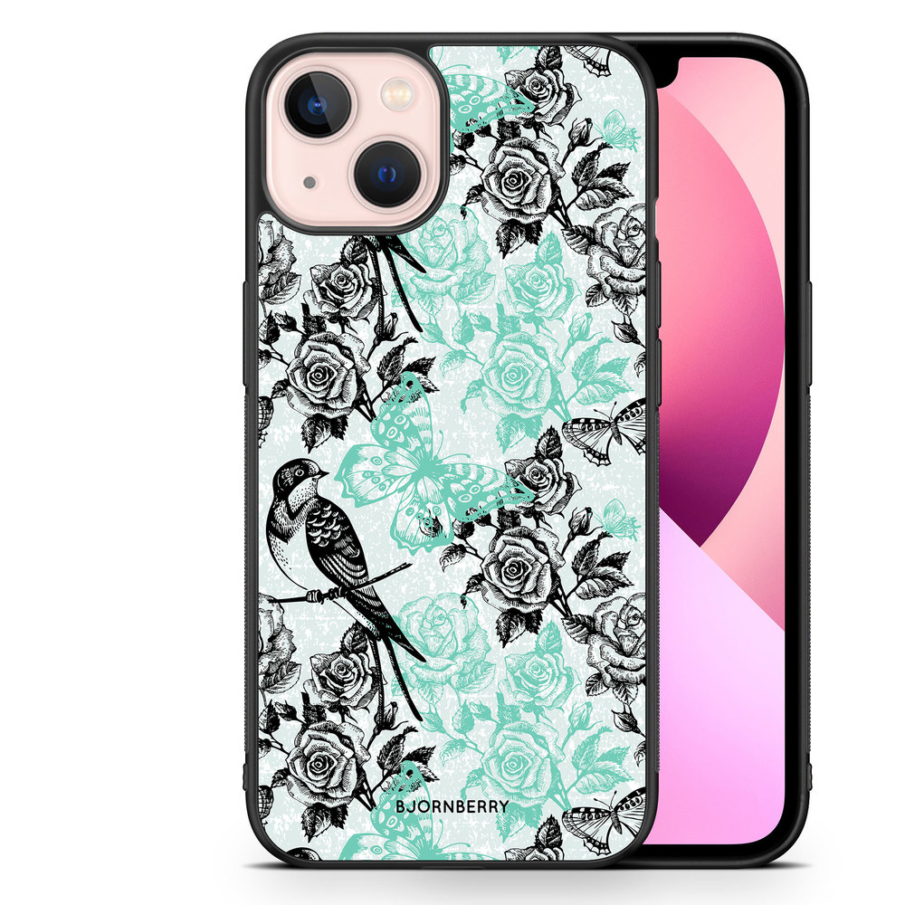 iPhone 13 Case - Birds & Roses