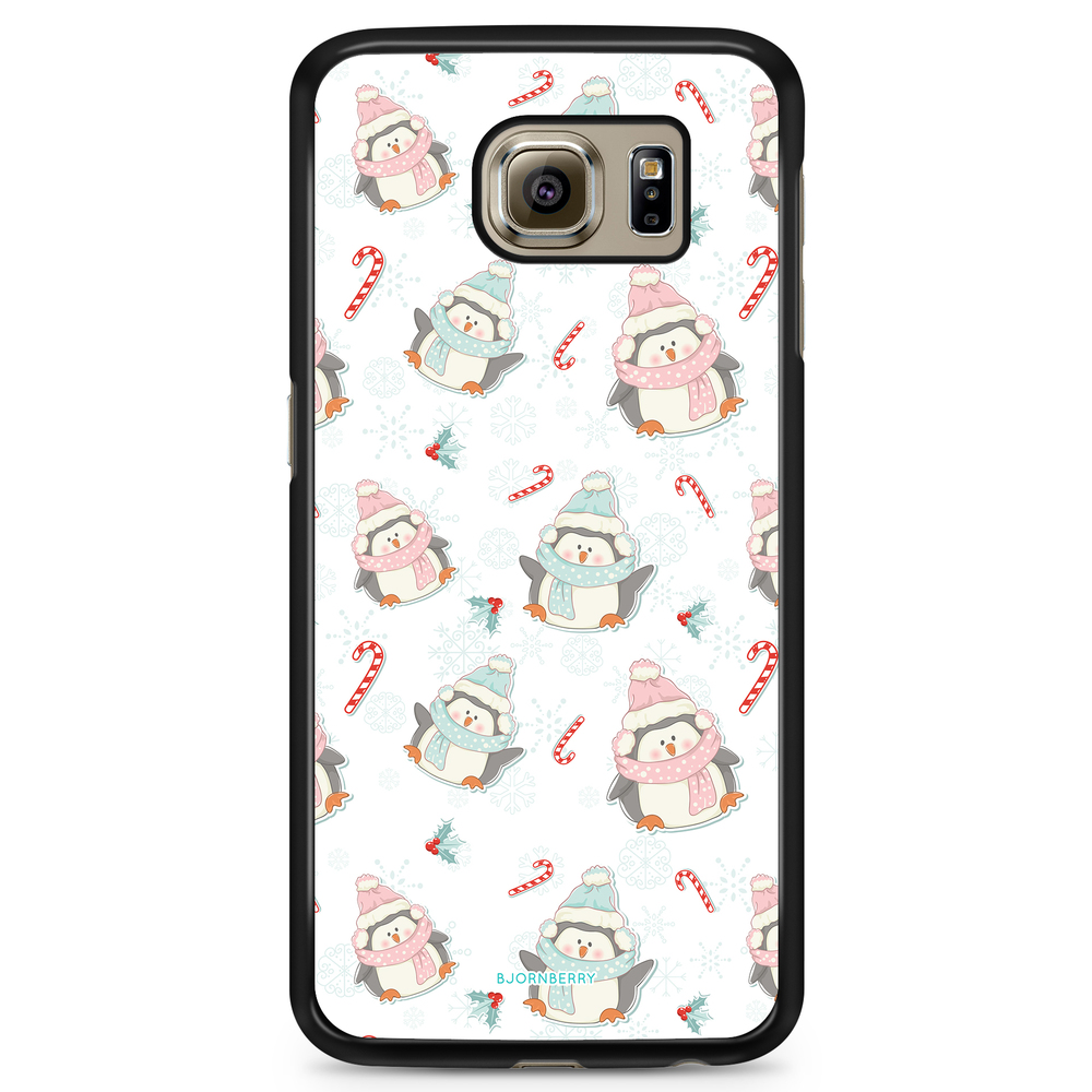 Samsung Galaxy S6 Case - Christmas Penguins