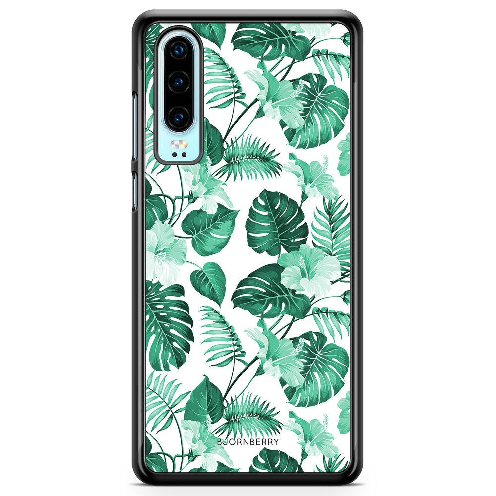 Huawei P30 Case - Turquoise Flowers