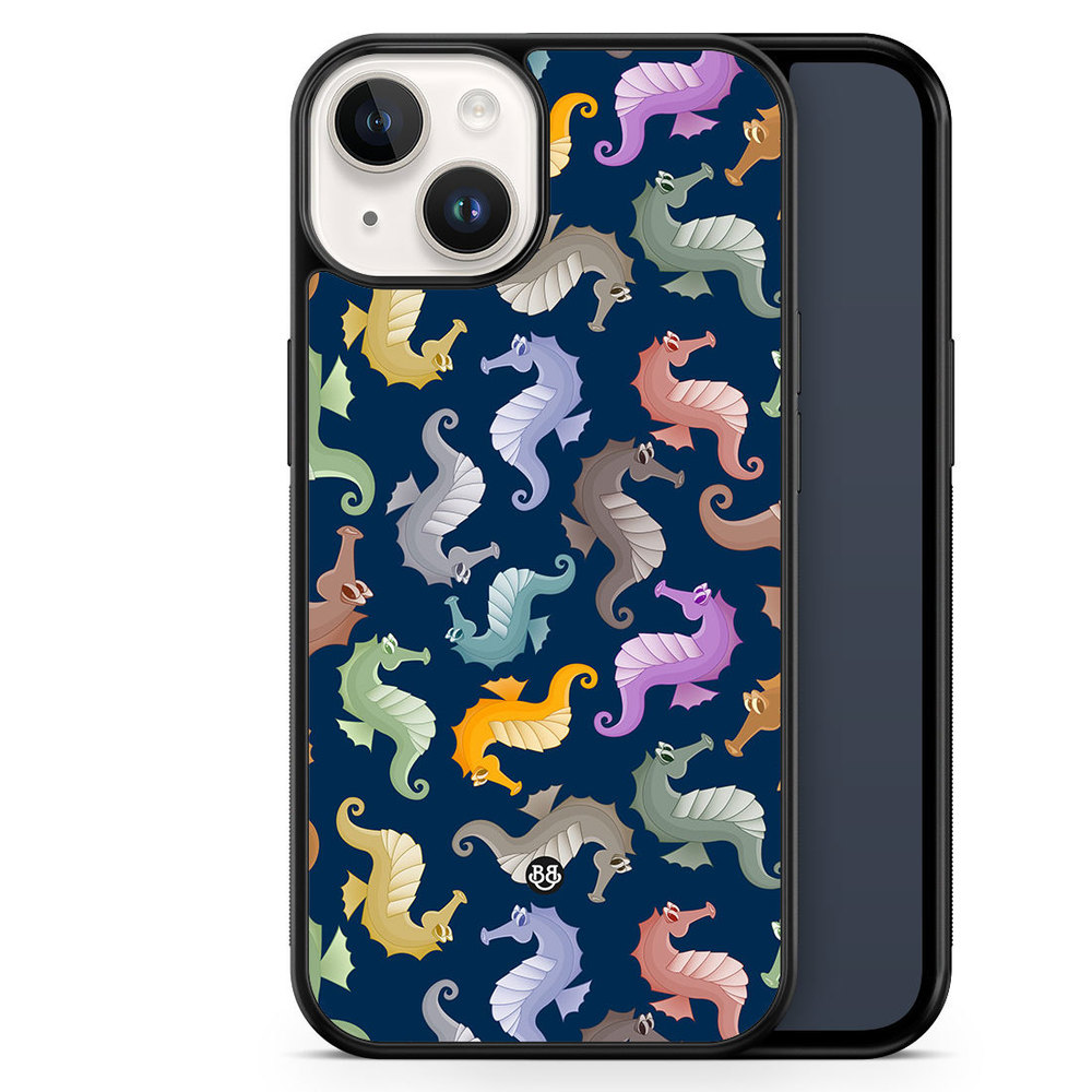 iPhone 14 Case - Cartoon Sea-Horse