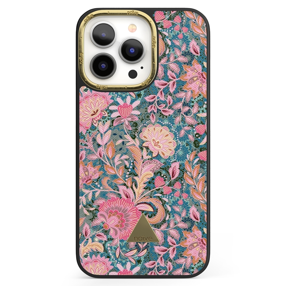 Naive iPhone 13 Pro Case - Fantasy flowers