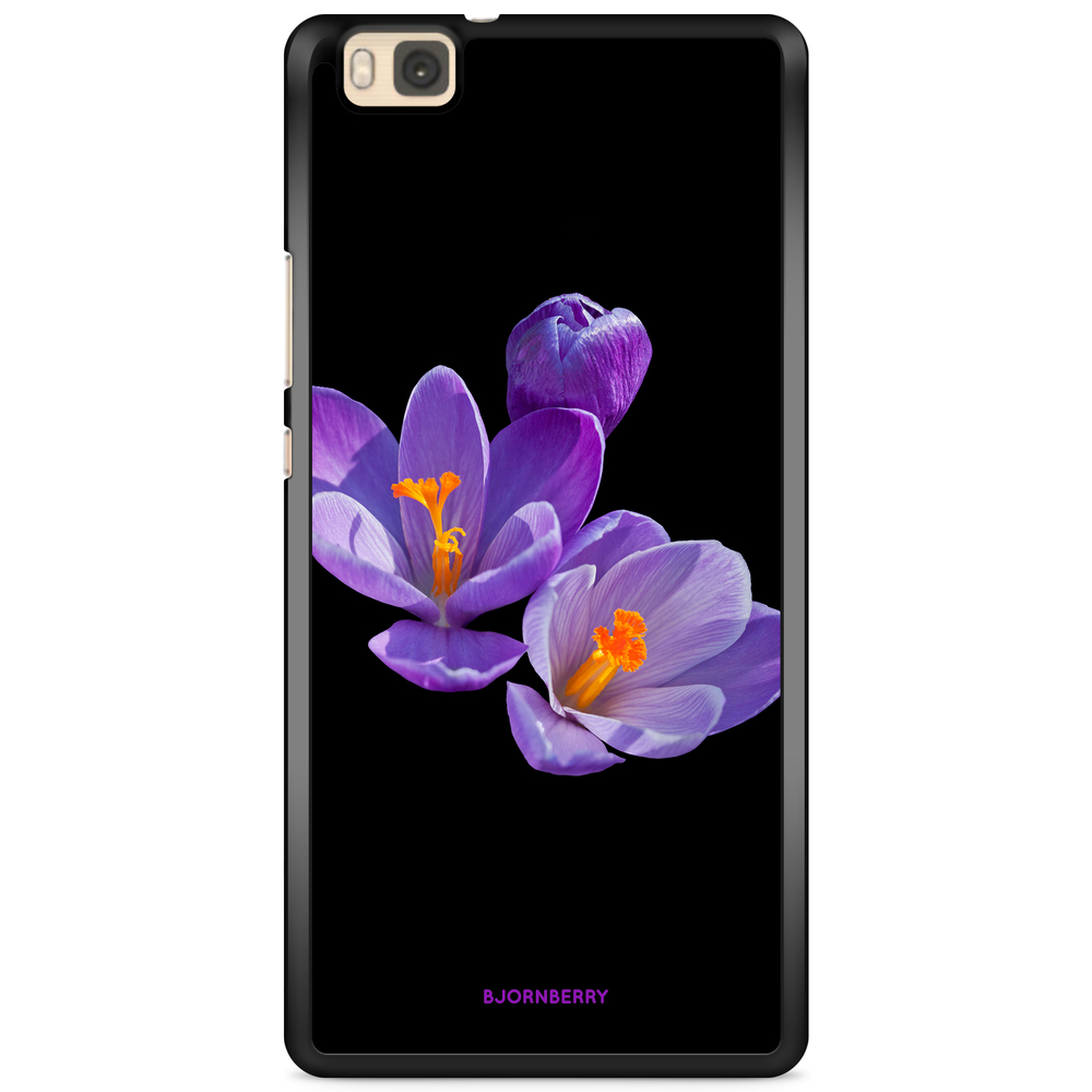 Huawei P8 Lite Case - Purple Flowers