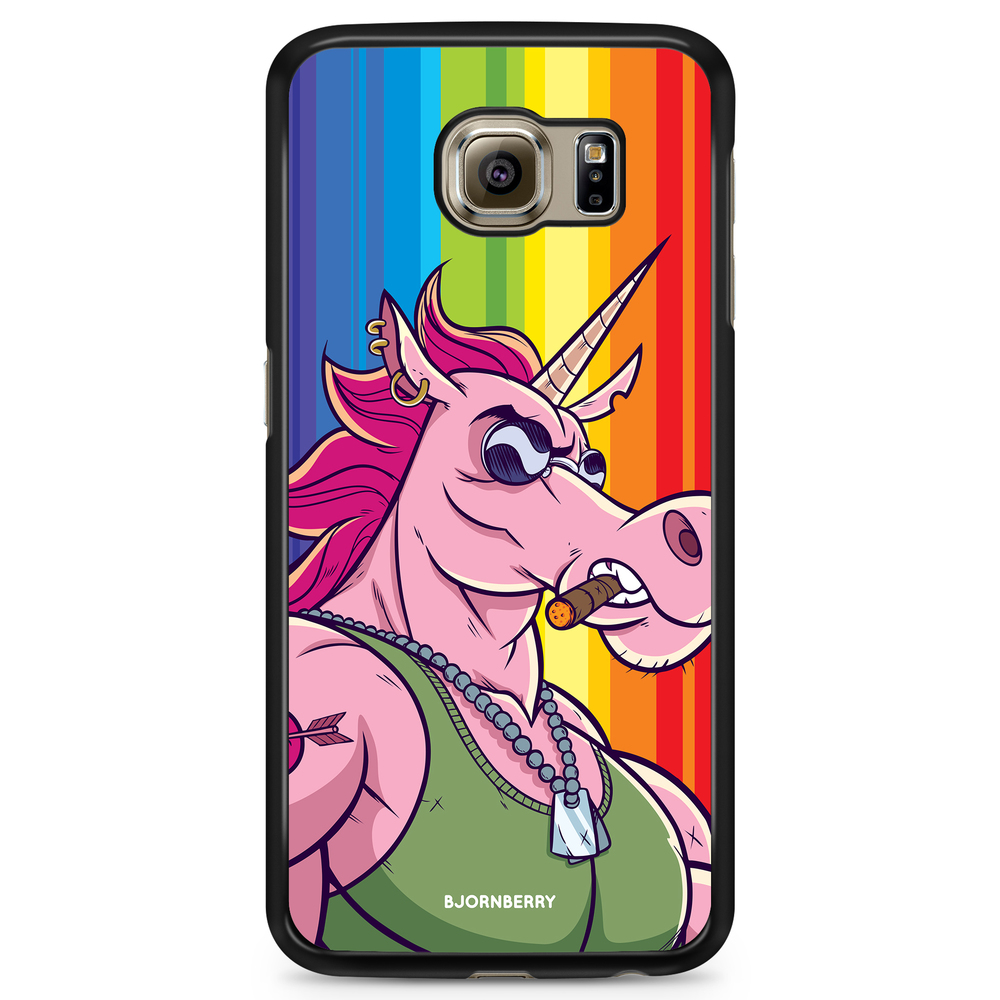 Samsung Galaxy S6 Edge Case - Muscle Unicorn