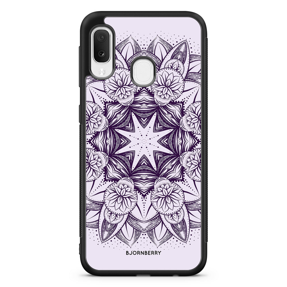 Samsung Galaxy A20e Case - Purple Mandala