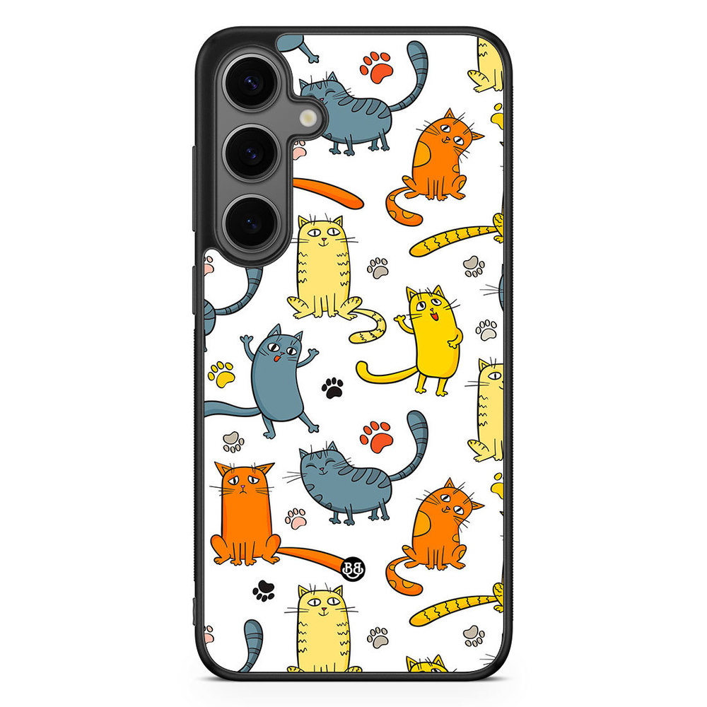Samsung Galaxy S24 Plus Case - Cat Pattern