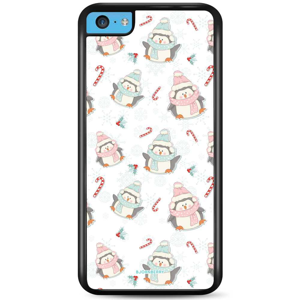 iPhone 5C Case - Christmas Penguins