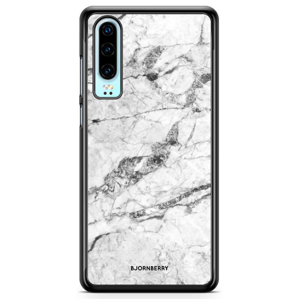 Huawei P30 Case - White Marble