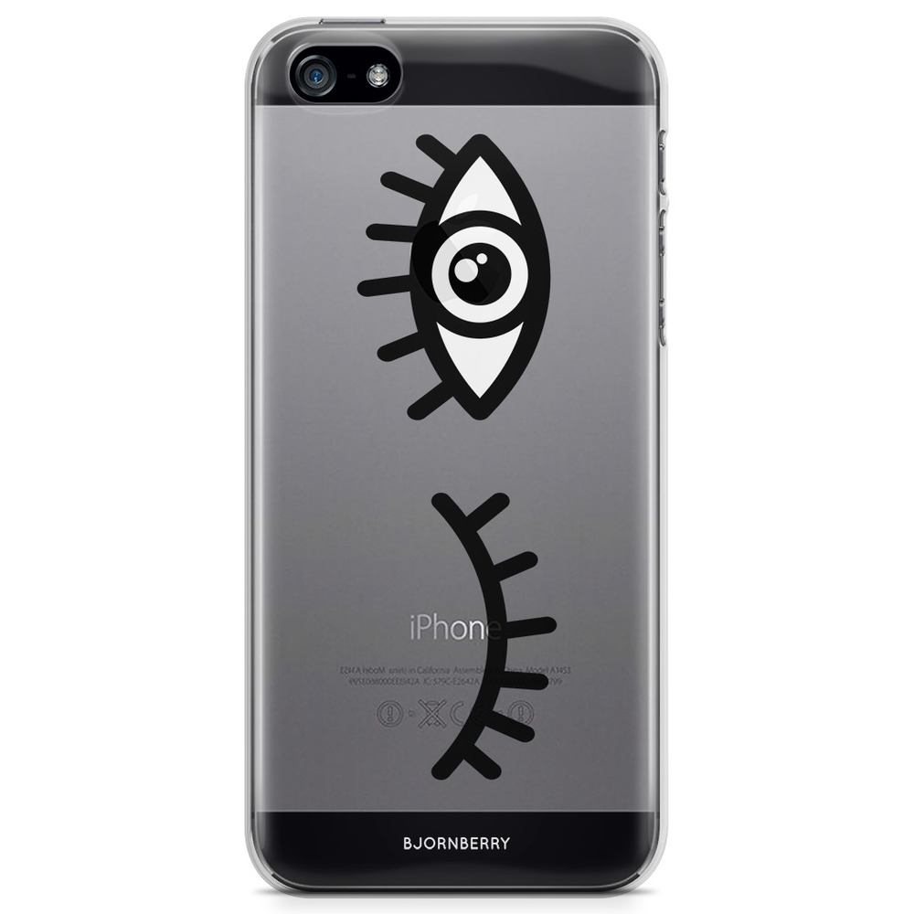 iPhone 5/5S/SE (2016) TPU Case - Black Eyes